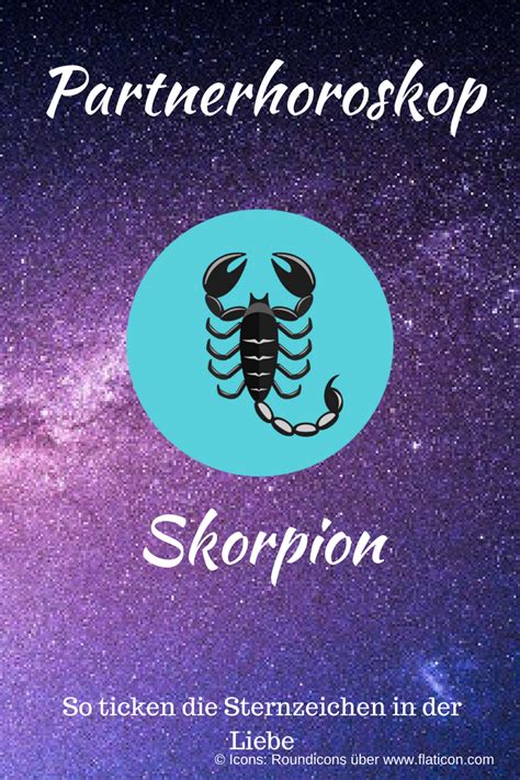 partnerhoroskop skorpion das sagen die sterne über die liebe abbildung des sternzeichen icons