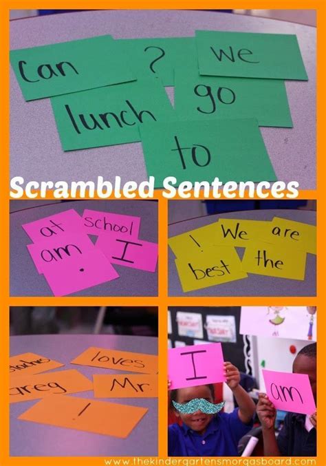 Morning Meeting Sentence Scramble In 2020 Kindergarten Smorgasboard