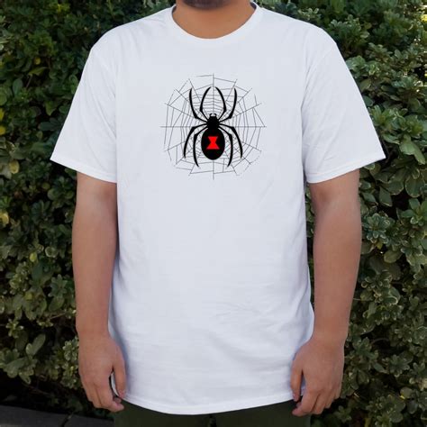 Black Widow Spider On Web Mens Novelty T Shirt Ebay