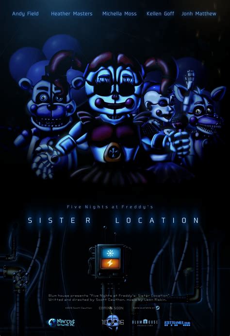 fnaf sister location movie poster