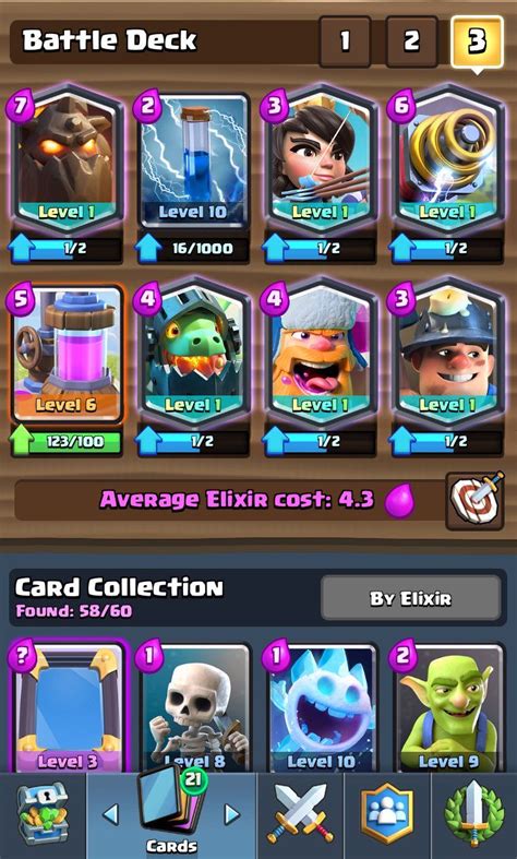 The most successful ladder decks for clash royale including card levels. Best Battle Deck Clash Royale Arena 12 - Free Download ...