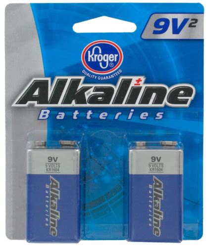 Kroger® 9 Volt Alkaline Batteries 2 Pk Metro Market