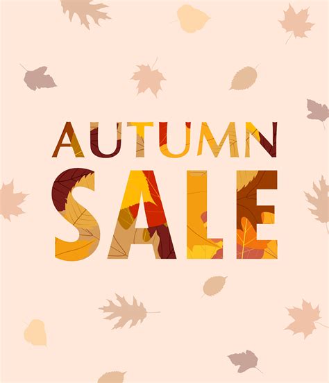 Hello Autumn Sale Banner Template With Colorful Fall