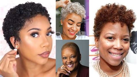 22 Natural Short Curly Hairstyles For Older Black Women Over 40 With