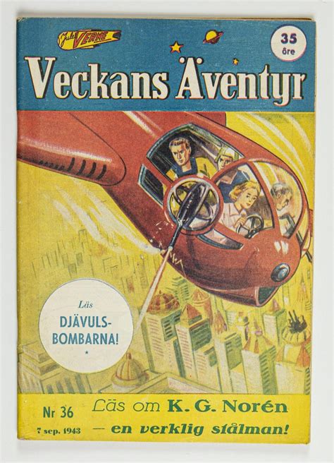 Jules Verne Magasinet 1943 Nr 36 Veckans Även Köp På Tradera