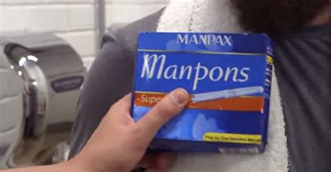 He Gives His Manly Bearded Friend A Box Of Tampons Why I Cant Stop