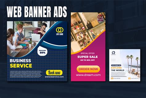 I Will Design Website Banner Ads Banner Design Product Ad Slider For