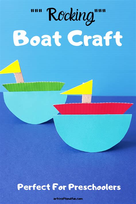 Rocking Boat Craft For Kids