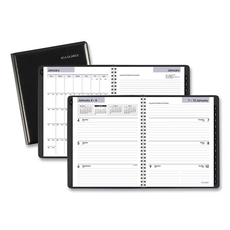 Aagg54500 Dayminder Executive Weeklymonthly Planner Zuma