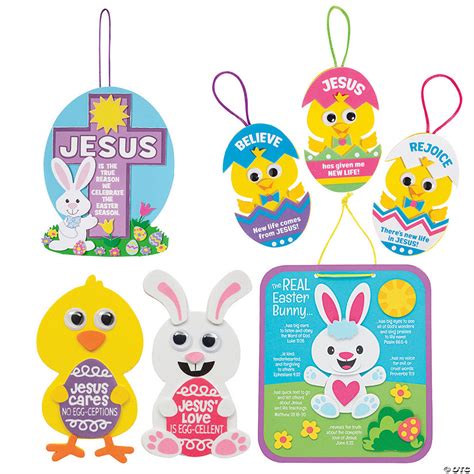 Religious Easter Craft Assortment Kit For 12 Oriental Trading