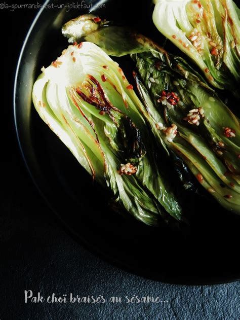 17 g de sucre en poudre. Choux pak choï braisés au sésame | Chou pak choi, Choux ...