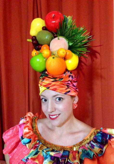 deluxe fruit headdress carmen miranda tutti fruity hat 1940 s hollywood costume mardi gras