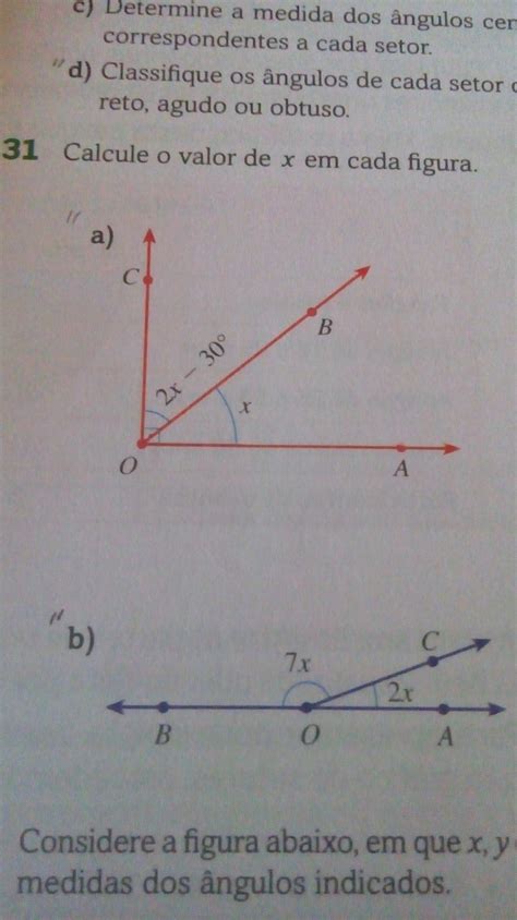 Calcule O Valor De Xey Em Cada Figura