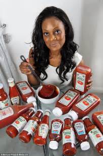 Ketchup Lover Gets Through 36 Litres A Year Daily Mail Online