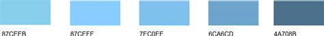 Different Shades Of Blue A List With Color Names And Codes Drawing Blog