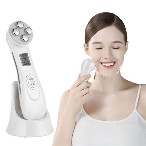 Radio Frequency Facial Massager Multifunctional Deep Cleansing Skin Firming Whitening Anti Aging