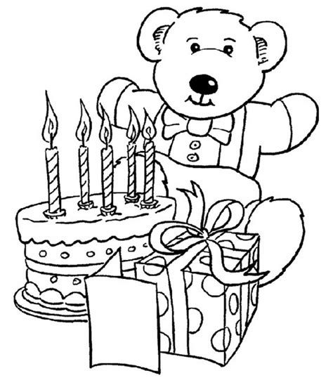 Printable Birthday Coloring Page