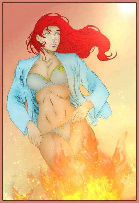 Rule 34 Bikini Jean Grey Marvel Marvel Comics Marvel Girl Phoenix X