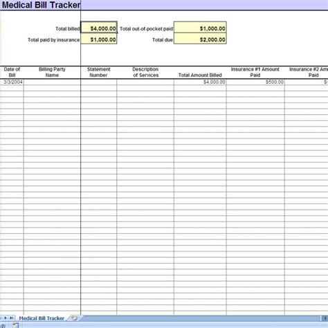First, list all your expected bills. Excel Bill Tracker | Template Business