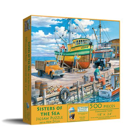 Sisters Of The Sea 500 Pieces Sunsout Puzzle Warehouse