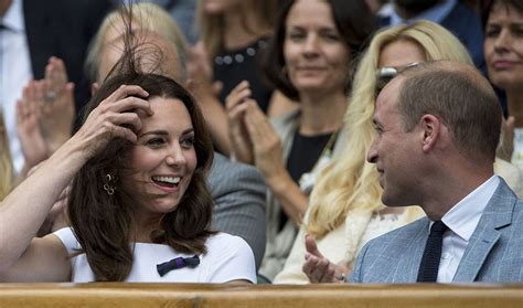 Prince William And Kate Middleton Attend The Wimbledon Mens Single Final Photo