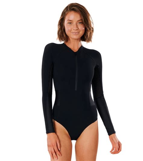 Rip Curl Womens Mirage Long Sleeve One Piece Swimsuit At