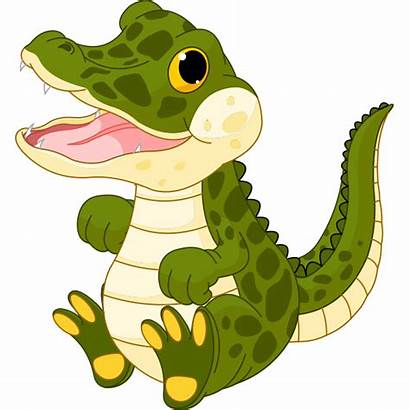 Crocodile Cartoon Alligator Clipart Icon Emoticons Symbols
