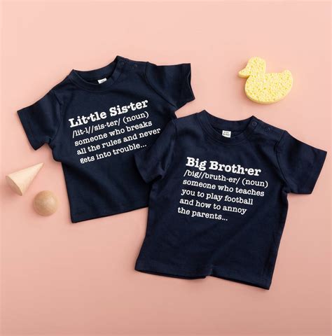 Tractor big brother shirt perfect pregnancy announcement for | etsy. big brother and little sister definition t shirt set by ...