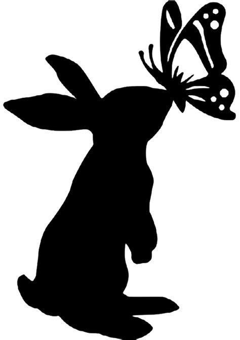14 Best Rabbit Silhouette Images Rabbit Silhouette Silhouette
