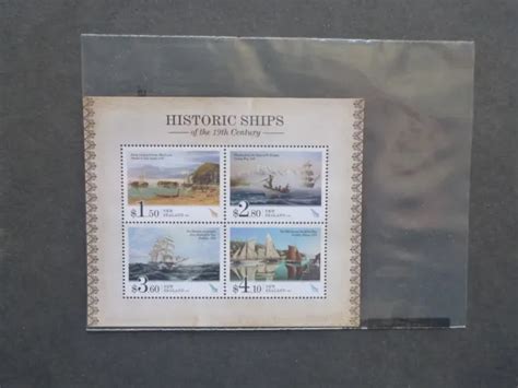 New Zealand 2022 Historic Ships Of The 19th Century Mini Sheet Mint