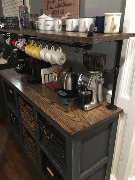 30 Black Pipe Coffee Bar Station