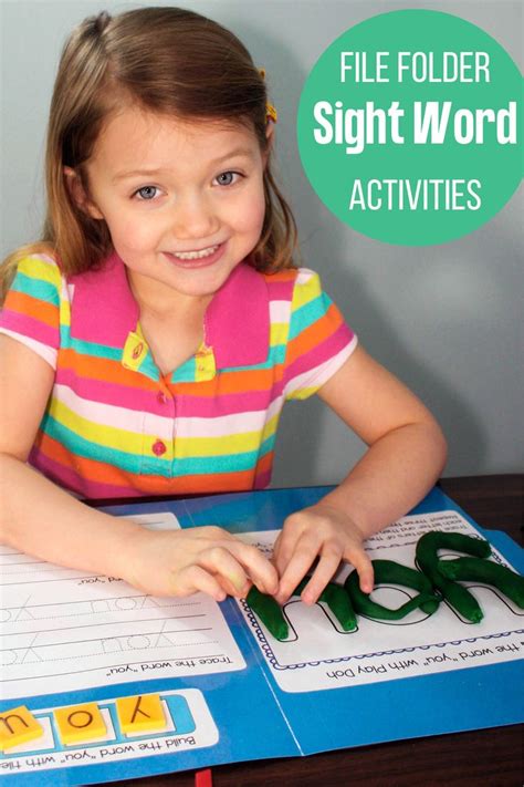 File Folder Sight Word Activities Make Take And Teach Sight Word