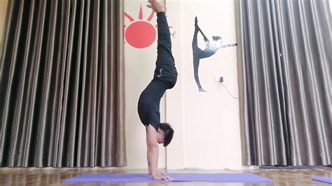 Yoga Handstand Hollow Back Youtube