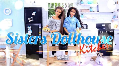 Diy How To Make Dollhouse Kitchen Recycled Doll Crafts 4k Doll