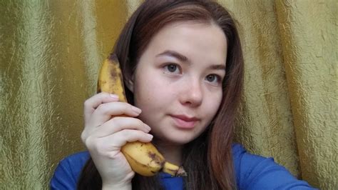 Asmr Banana Eating АСМР Итинг Банана🍌👄 Youtube
