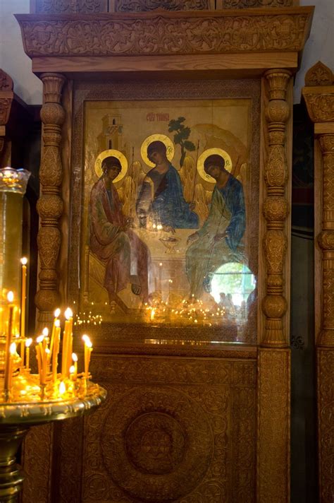 Rublev Trinity Godunov Copy Trinity Lavra Of St Sergius In Sergiyev