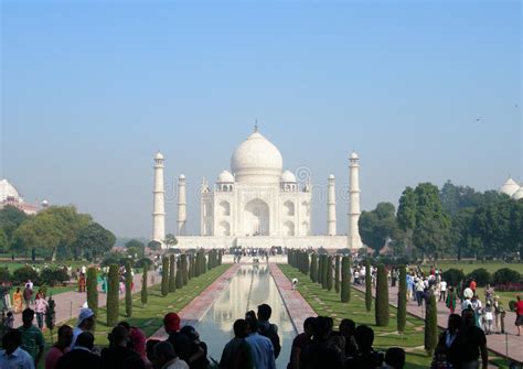 Taj Mahal Mausoleum Complex In Agra India Editorial Photography