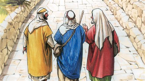 Two Disciples Encounter Jesus On The Road To Emmaus Luke 2413 35
