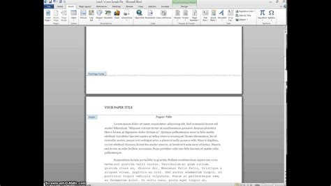 Apa Running Head Example How To Format And Insert In Word