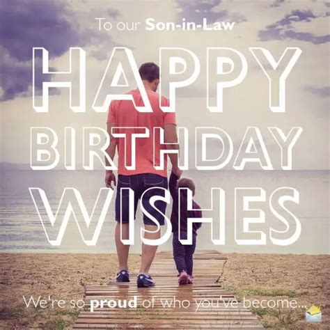 Original Birthday Messages For Your Son In Law