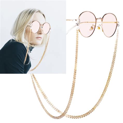 famure glasses chain sunglasses chain fashionable necklace eyeglasses strap reading glasses