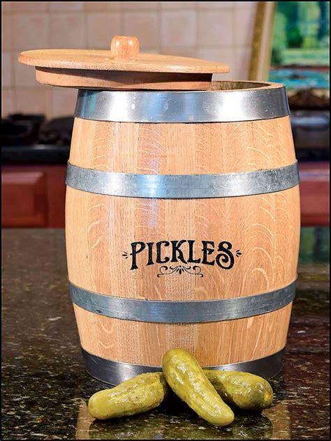 The Amazing Pickle Barrel Made In Usa Gardeners Supply Pickles