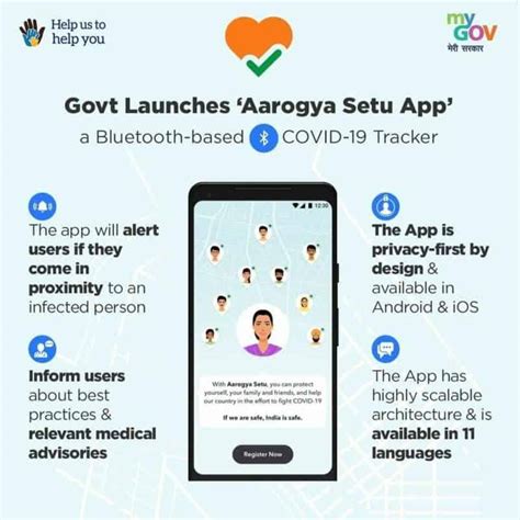 Aarogya setu app also helps people identify the symptoms, alert them about the best safety precautions and other relevant. Aarogya Setu App clocks 50 million users in 13 days; DST integrates GIS for better tracingVoice&Data