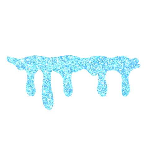 Blue Glitter Dripping 13528676 Png