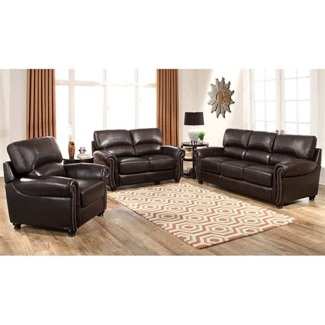 Surprising Collections Of 3 Piece Leather Living Room Sets Concept