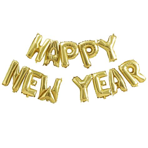 2021 happy new year star round foil balloons christmas event party decoration. gold foiled happy new year balloon bunting by ginger ray ...