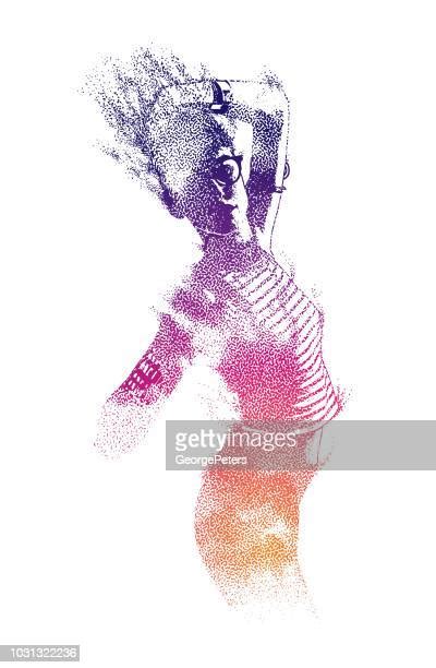 Beautiful Women Stripping High Res Illustrations Getty Images