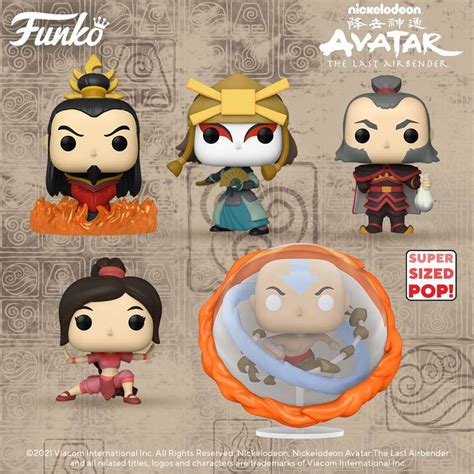 Funko Pop Animation Avatar The Last Airbender Aang On Airscooter