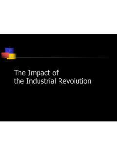 The Impact Of The Industrial Revolution Mr Farshtey The Impact Of The Industrial Revolution
