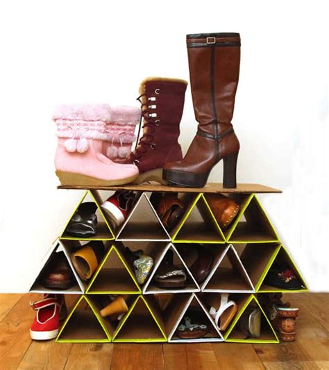 Super Space Saving Diy Shoe Rack For 0 A Piece Of Rainbow